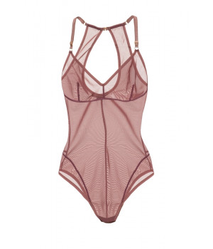 BODYSUIT LE JOURNAL INTIME "MONROE" AIR (BERRY)