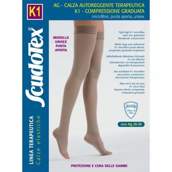 441 Компрессионные чулки Скудотекс К1 (20-30 mmHg) с микрофиброй, открытый носок (мысок) 441 Компрессионные чулки Скудотекс К1 (20-30 mmHg) с микрофиброй, открытый носок (мысок)